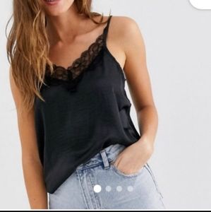 Wild Fable Womens Cami tank top  Sleeveless Black Classic Casual size small